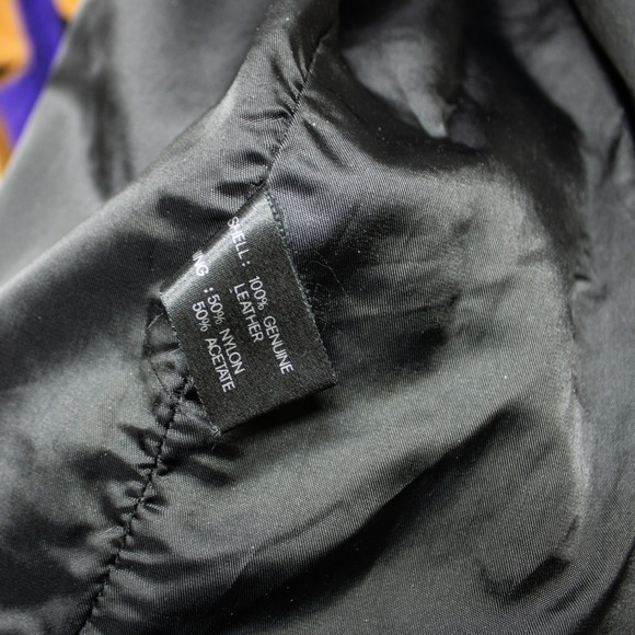 Derby Leather Coat Works Jacket Womens XL Multicolor Excellent Suede Colorblock - Picture 9 of 10